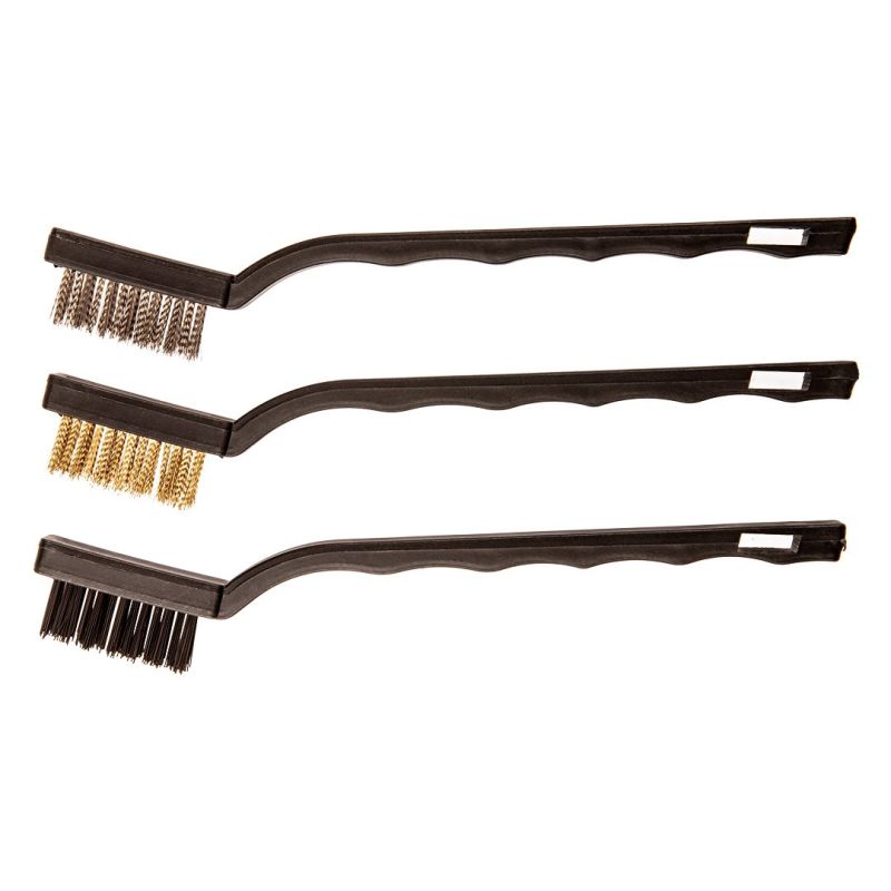 Щітки 180 мм, 3 шт., мідь, сталь, нейлон Top Tools (14A618)